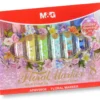 M&G Marcadores Glitter Con Aroma A Flores