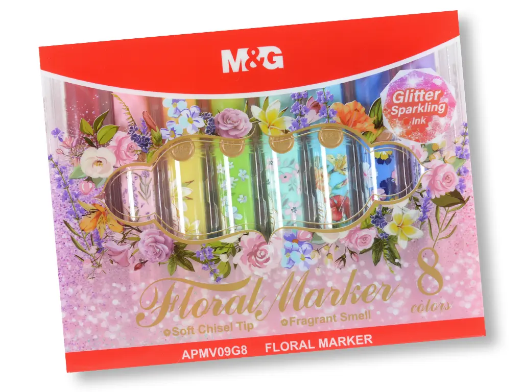 35c8adbd2d1e30c50d201ce6510f341df8e90ded_6942451302132 M&G Marcadores Glitter Con Aroma A Flores