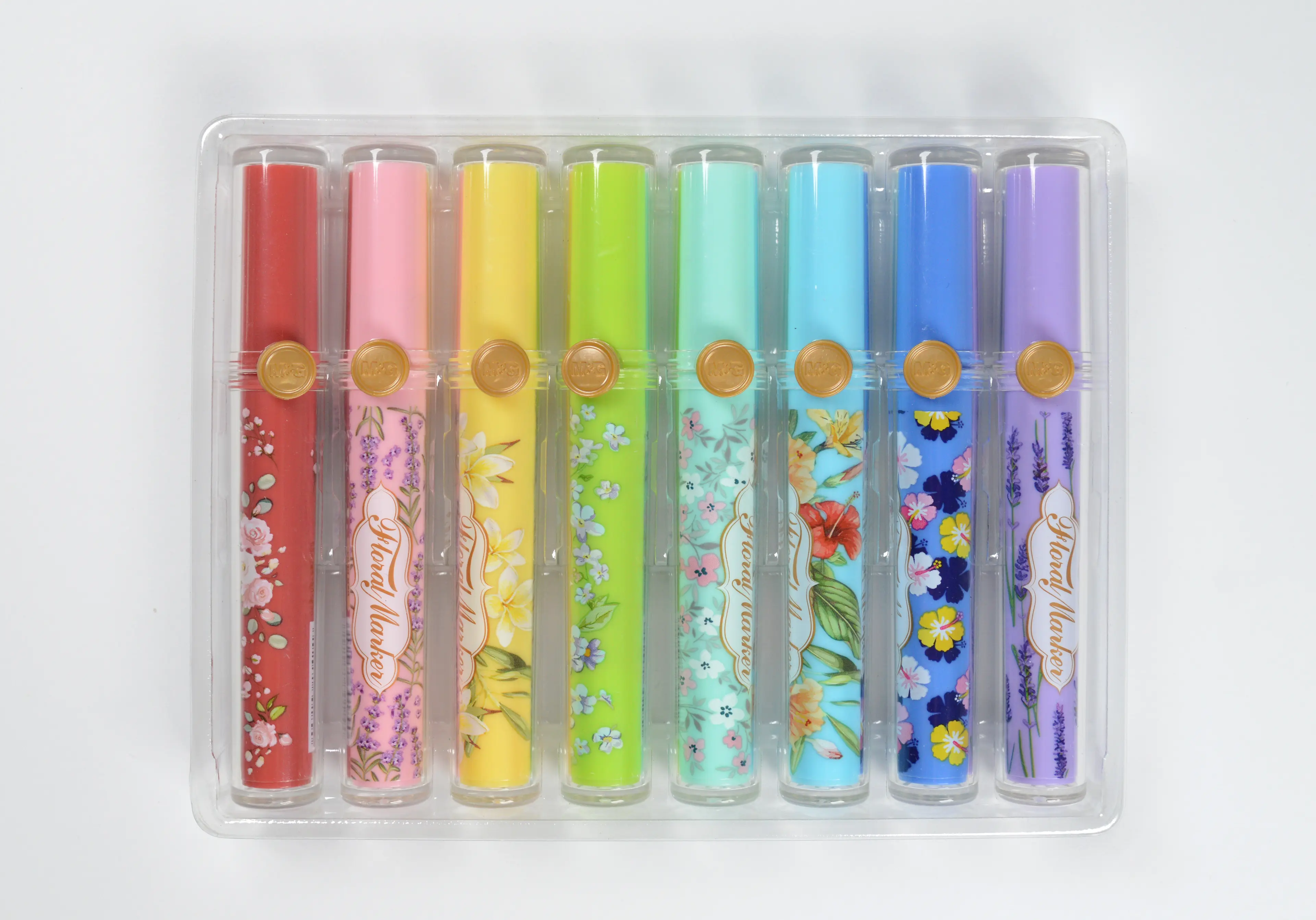 M&G Marcadores Glitter Con Aroma A Flores