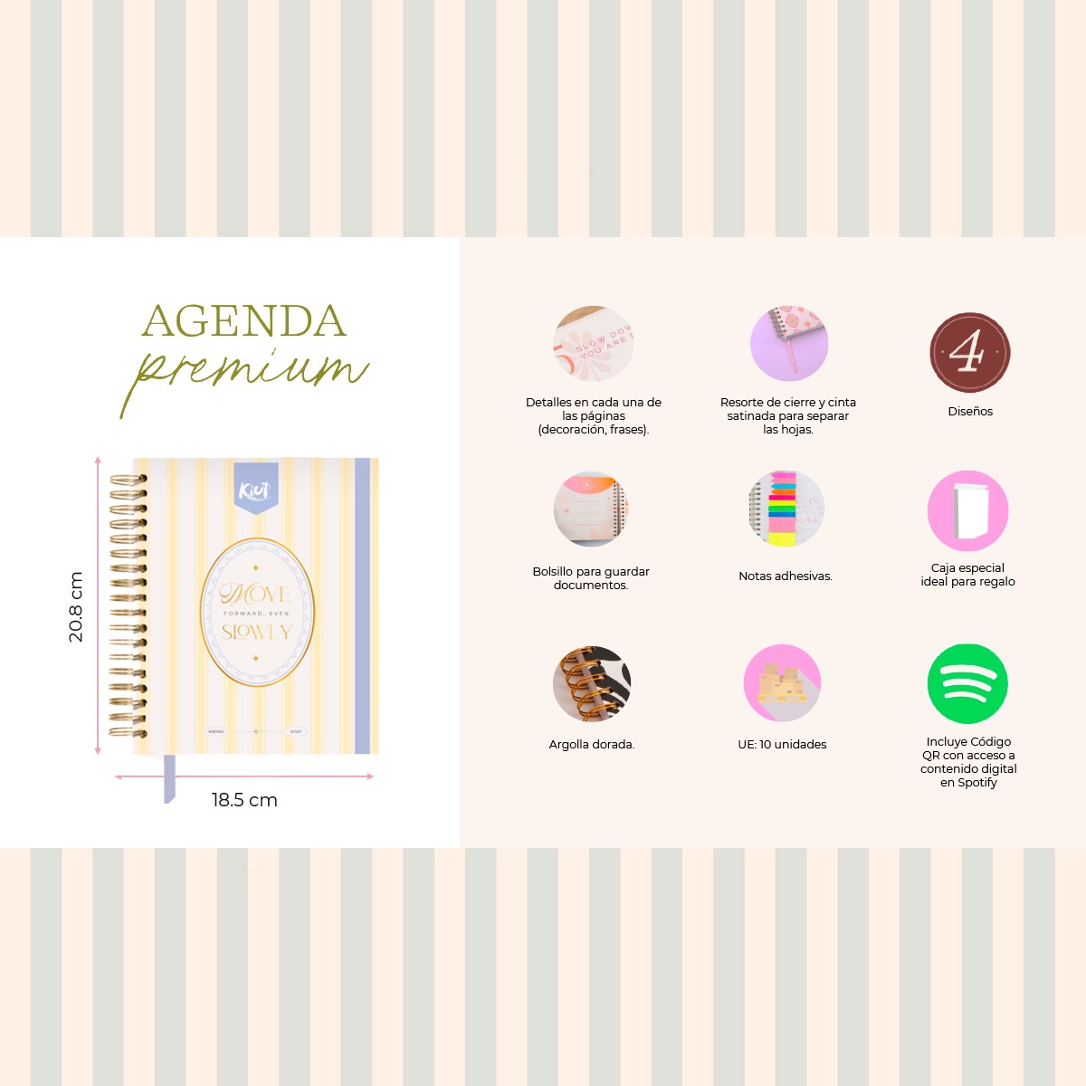Kiut Agenda Premium 2027 Diseño 3