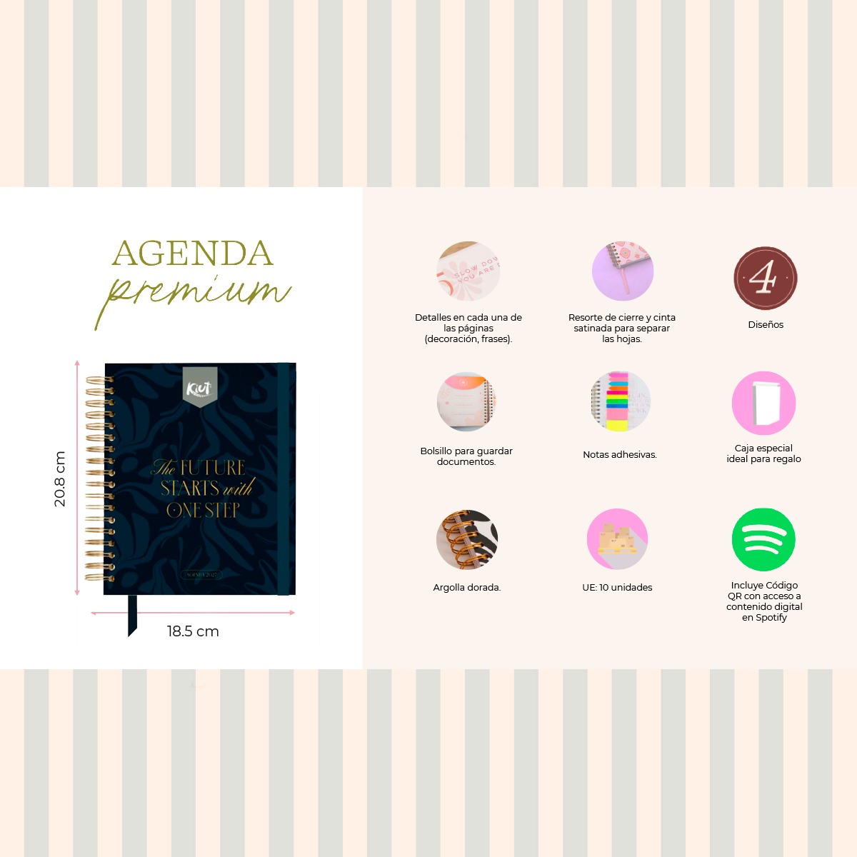 Kiut Agenda Premium 2027 Diseño 4