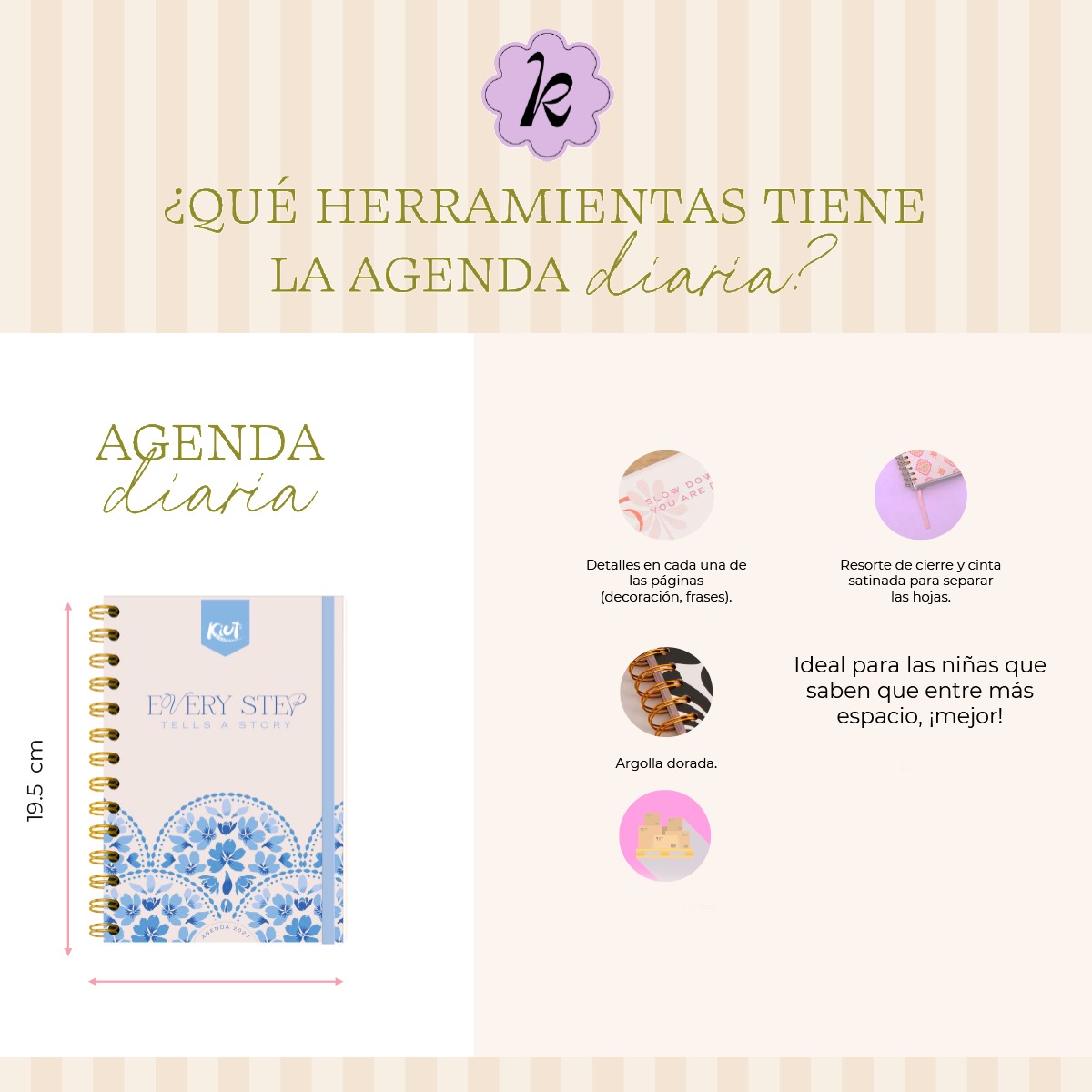 Kiut Agenda Diaria 2027 Diseño 3