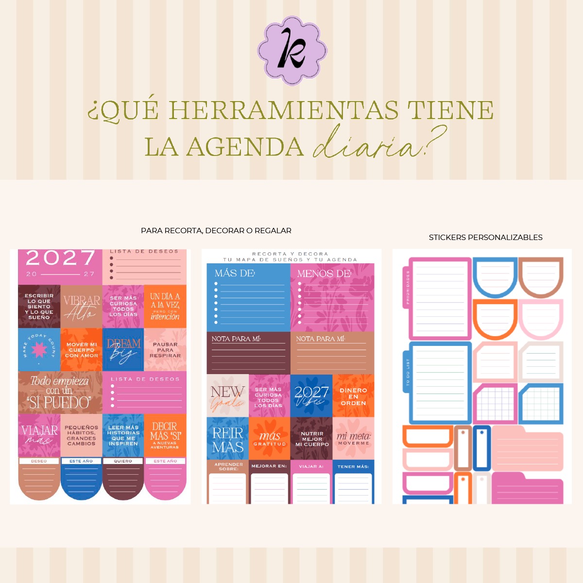 Kiut Agenda Diaria 2027 Diseño 2
