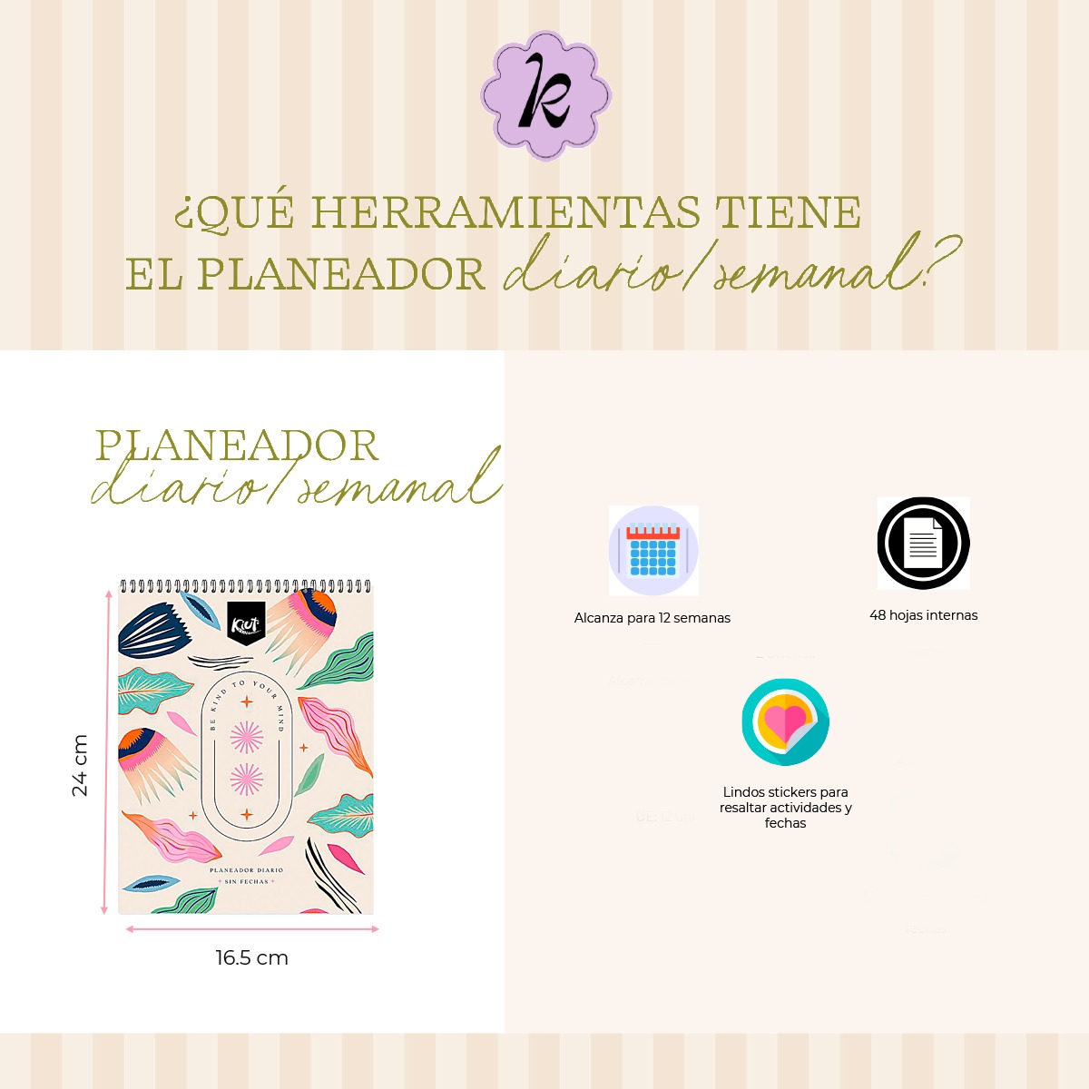 Kiut Planeador Diario Sin Fechas Diseño 2