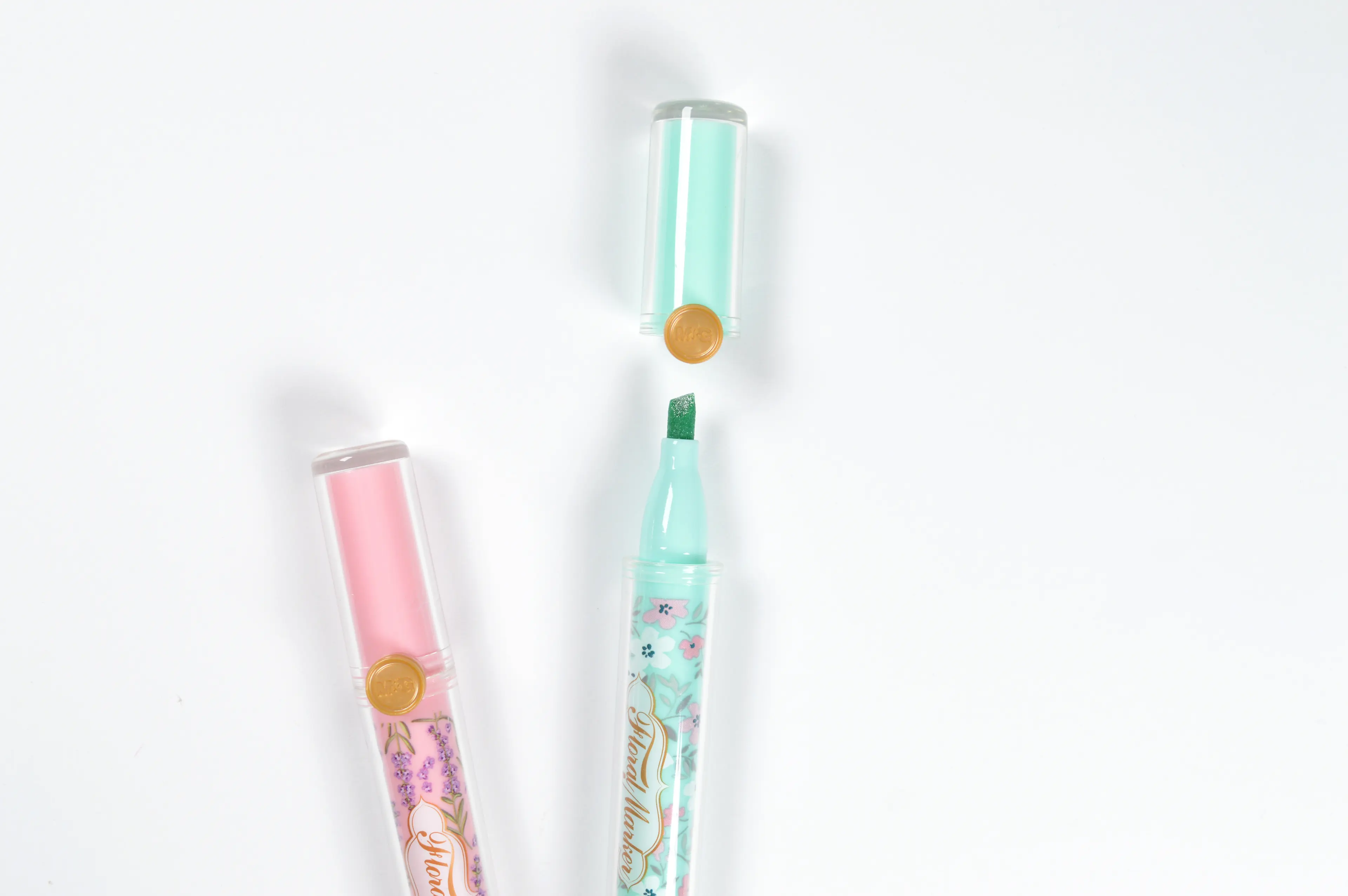 M&G Marcadores Glitter Con Aroma A Flores