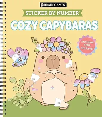 51HXhCNIOGL._SX342_SY445_FMwebp_ Libro Stickers Por Número Cozy Capibara