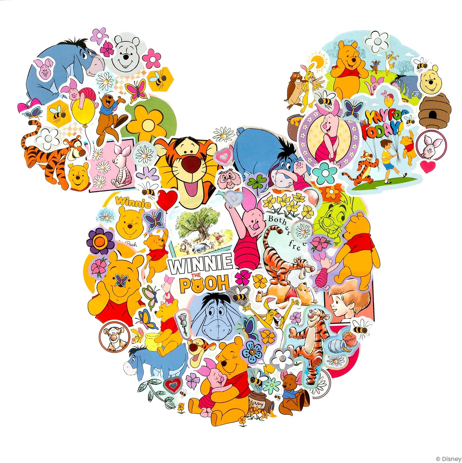81L-VI3qjCL._AC_SL1500_ Fashion Angels Libro Coleccionador De Stickers +1000 Stickers Winnie The Pooh(Defecto de Transporte Pestañas que sobresalen con arrugas)