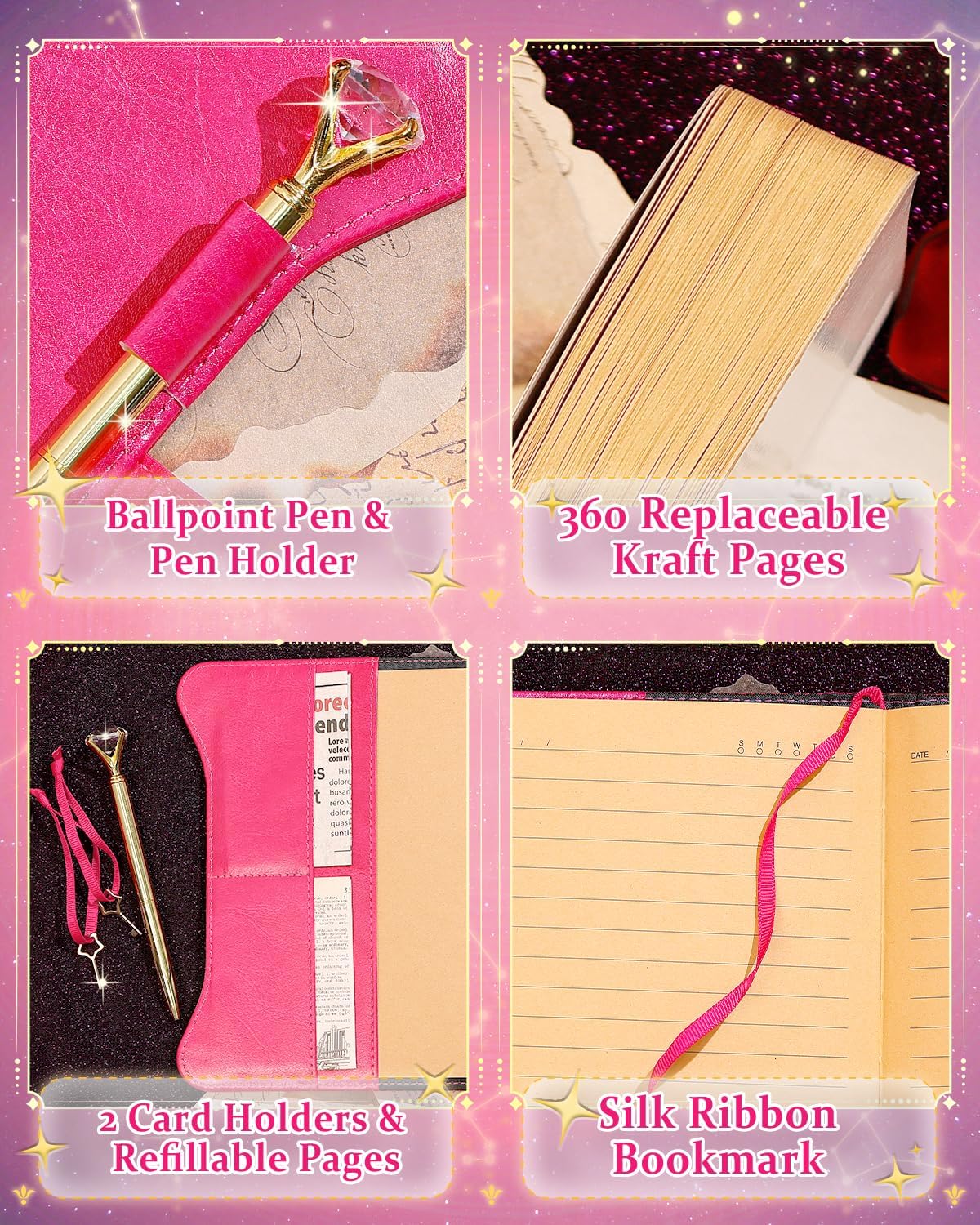 81TFpabWM+L._AC_SL1500_ (1) Journal / Diario Con Candado y Llaves 360 Páginas Kraft