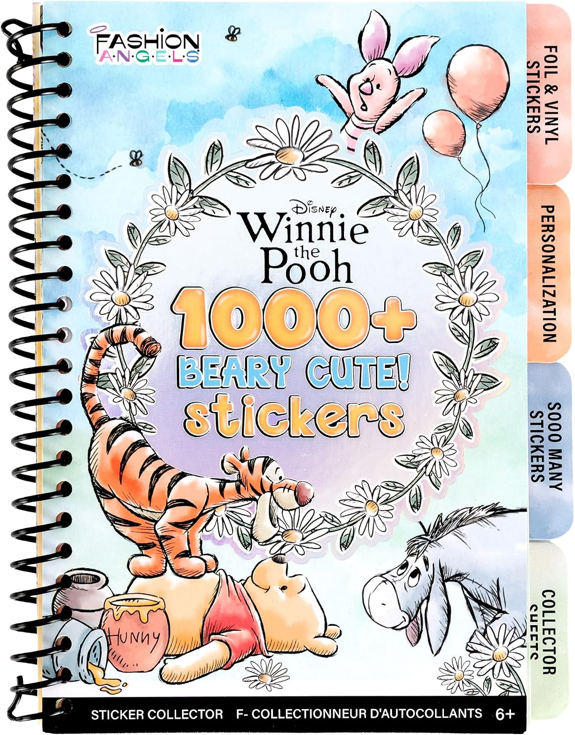 81Tk0jVouCL._AC_SL1500_ Fashion Angels Libro Coleccionador De Stickers +1000 Stickers Winnie The Pooh(Defecto de Transporte Pestañas que sobresalen con arrugas)