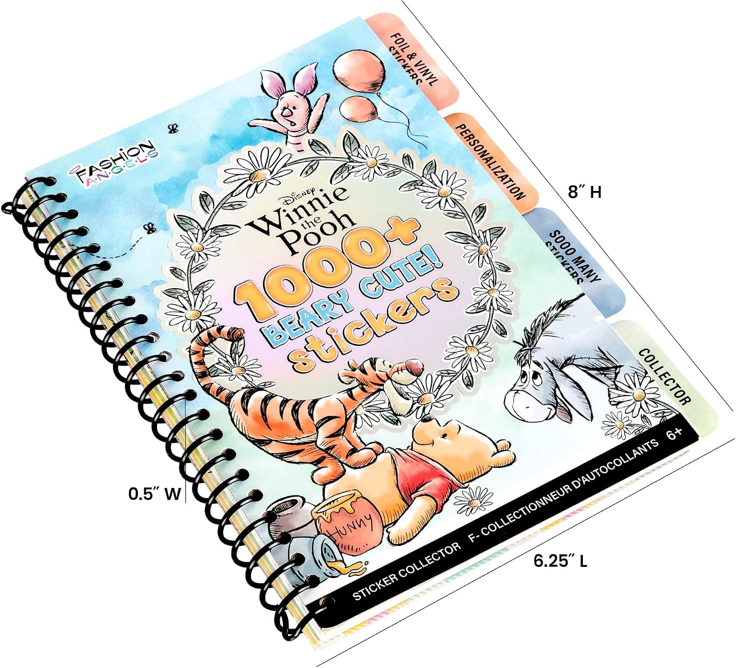 81V1uRwfPKL._AC_SL1500_ Fashion Angels Libro Coleccionador De Stickers +1000 Stickers Winnie The Pooh(Defecto de Transporte Pestañas que sobresalen con arrugas)