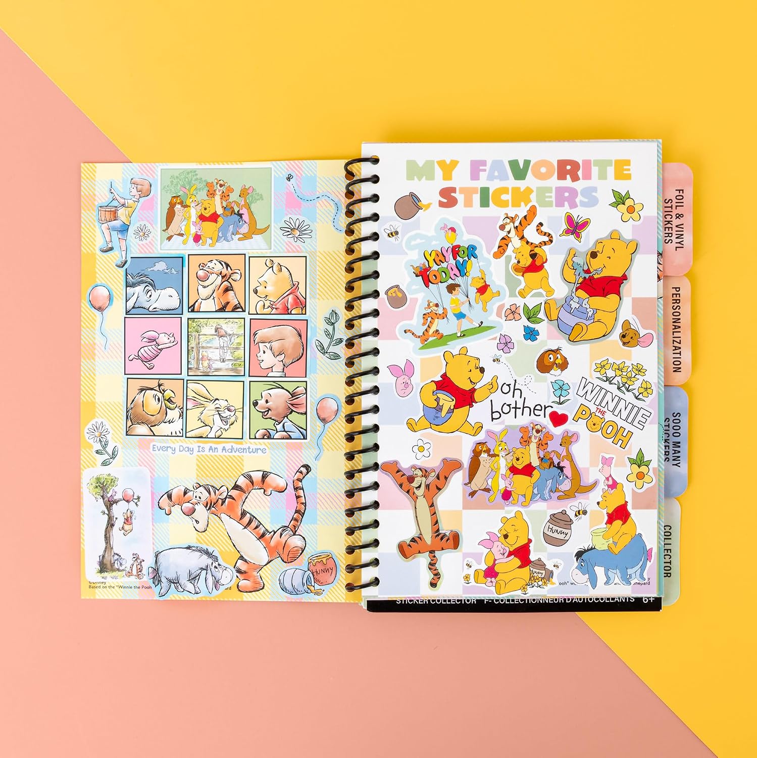 81cmQb5HIXL._AC_SL1500_ Fashion Angels Libro Coleccionador De Stickers +1000 Stickers Winnie The Pooh(Defecto de Transporte Pestañas que sobresalen con arrugas)