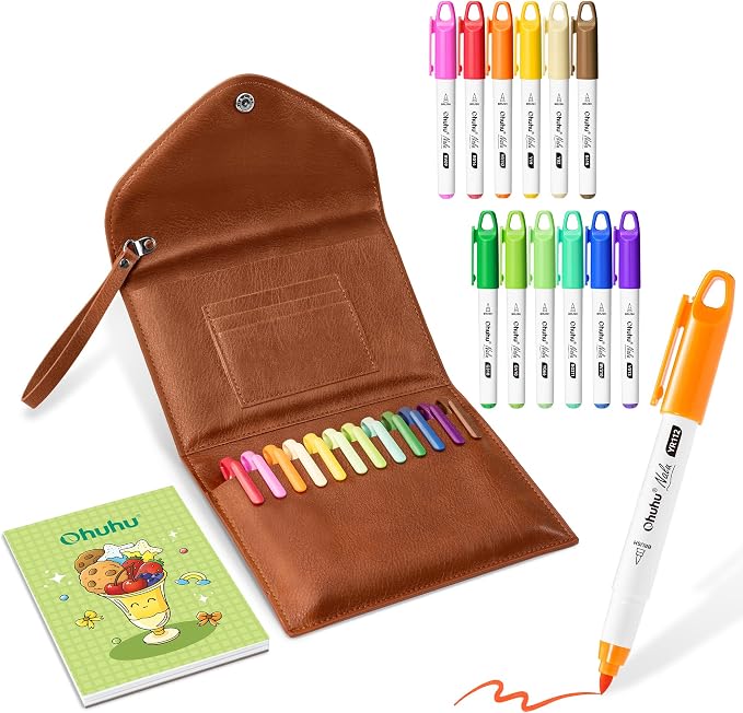 Ohuhu Kit De Viaje Mini Marcadores De Alcohol