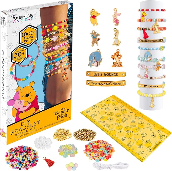 Fashion Angels Winnie the Pooh - Kit De Pulsera Para Bricolaje