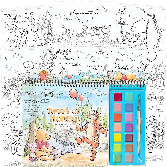 Fashion Angels Juego De Acuarela Winnie The Pooh