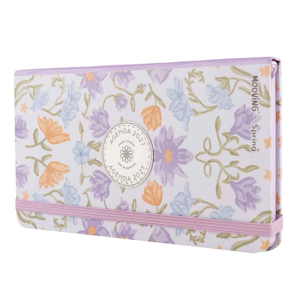 Mooving Agenda 2027 Pocket Cosida - Spring Morada