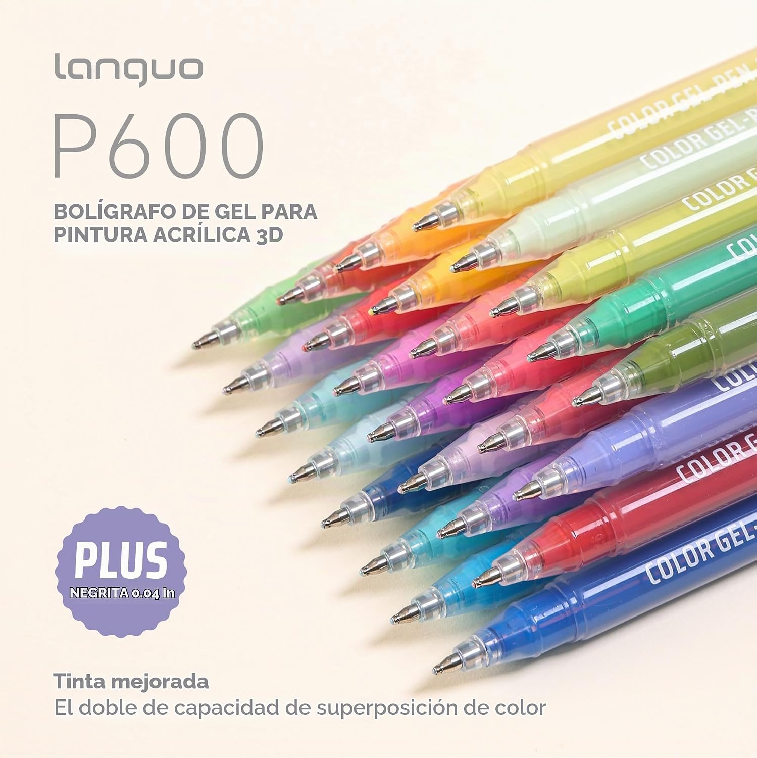 Languo Bolígrafos Acrílicos 54 Colores