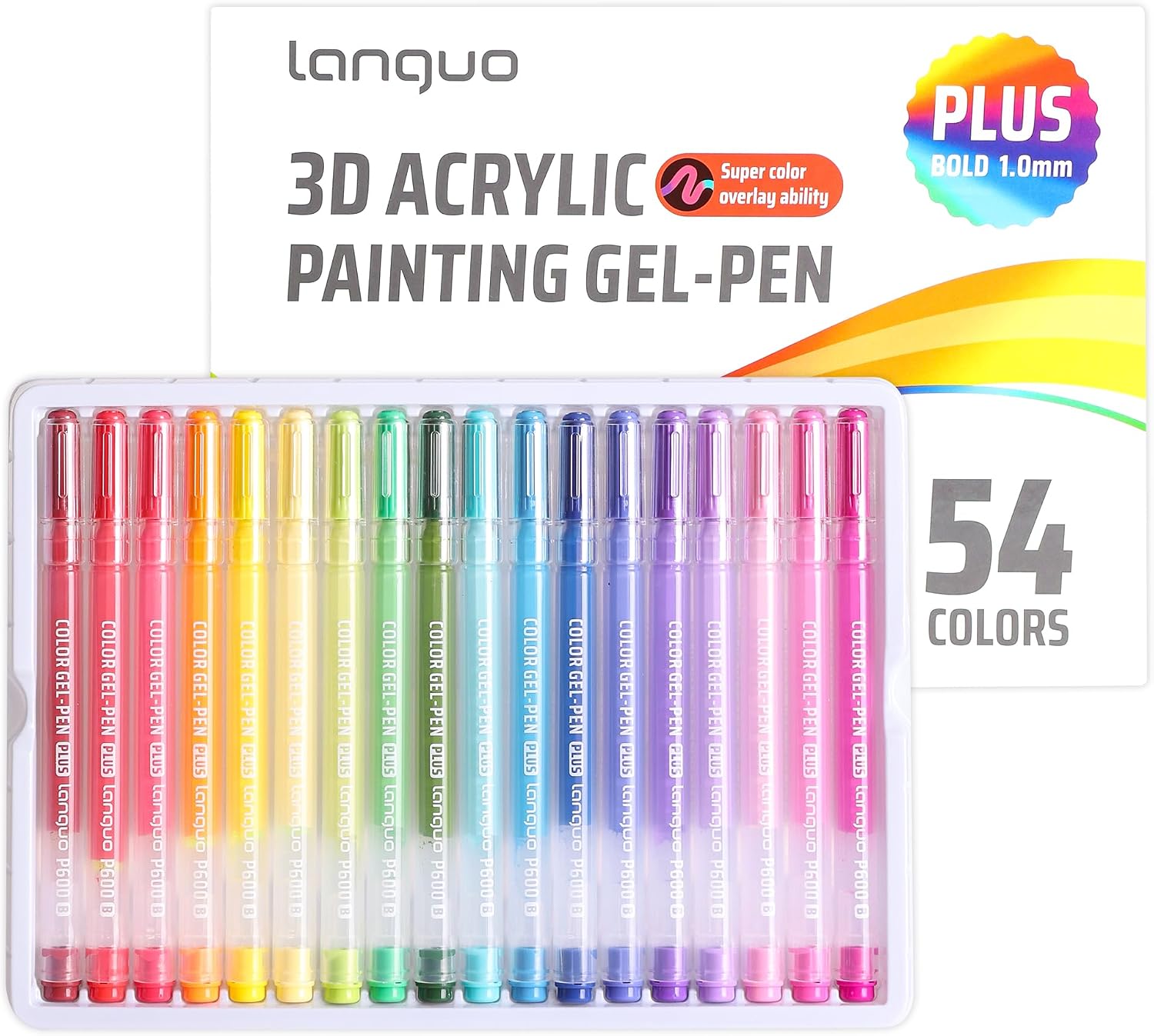 Languo Bolígrafos Acrílicos 54 Colores