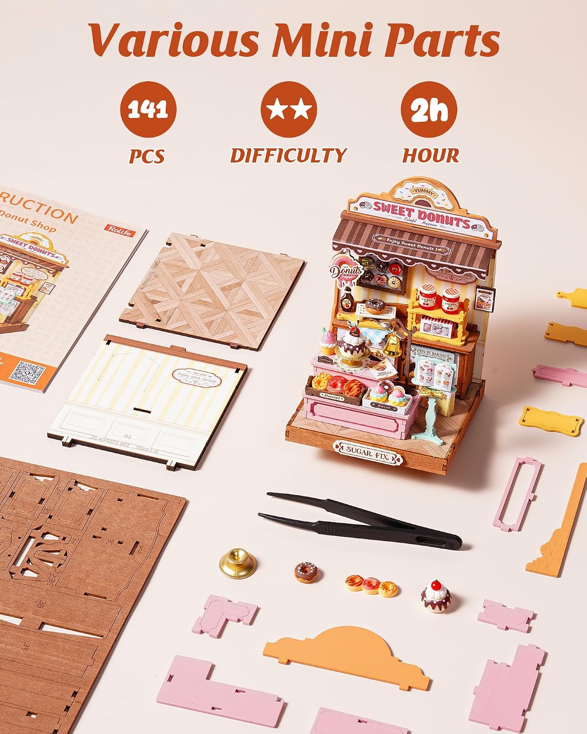 81U0zLY9QQL._AC_SL1500_ Armable Pequeño Sweetie´s Donut Shop