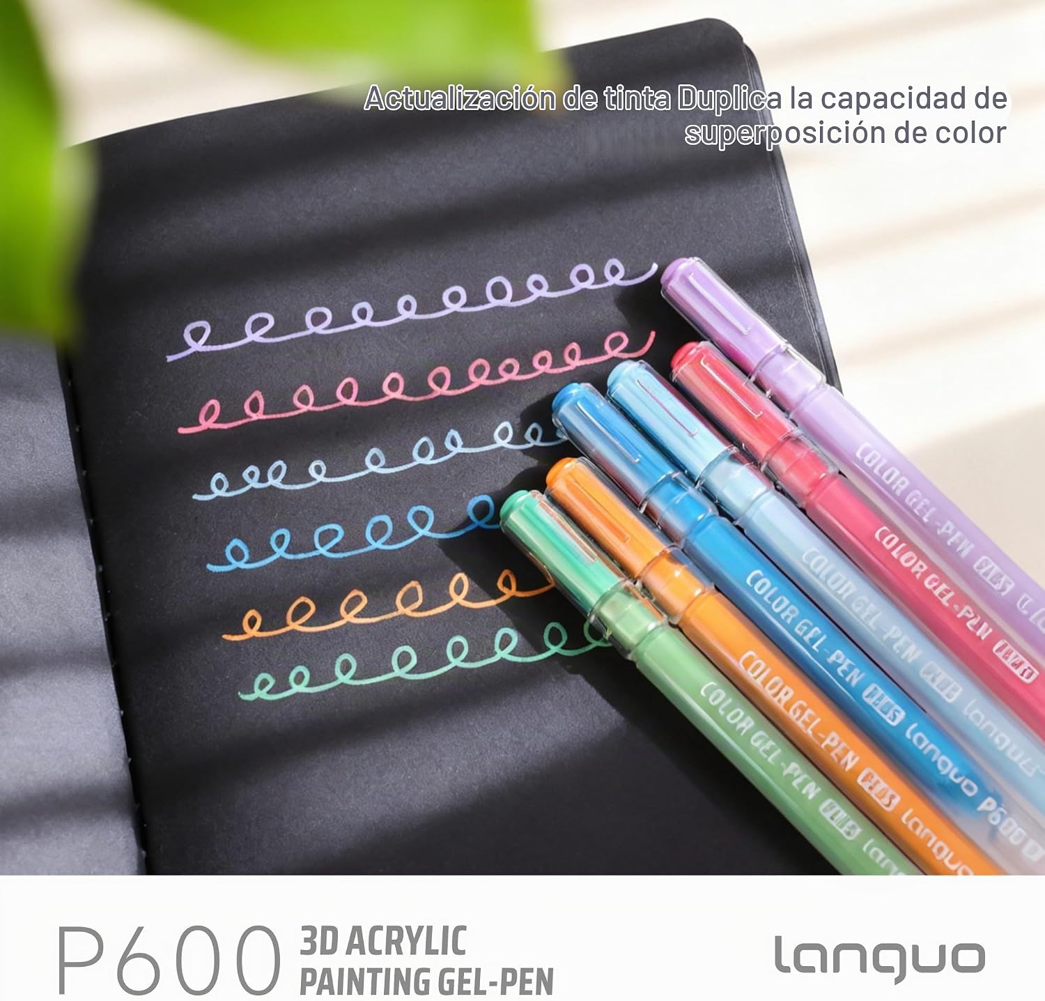 Languo Bolígrafos Acrílicos 54 Colores