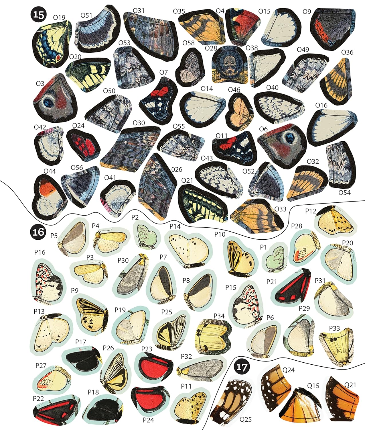 91I5JIbEr0L._SL1500_ Libro Stickers Por Número Mariposas